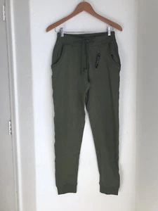 New Olive Green Soft Jogger Sporty Lounge Athleisure Pants Women's size Small - Picture 1 of 17