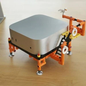 External Switch Button Assembly Base Cooling Mount for Mac Mini M4/M4 Pro 2024 - Picture 1 of 8