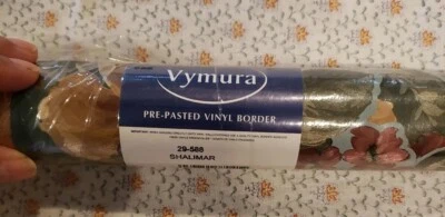 Vymura Vintage Prepasted Border Vinyl Wallpaper Shalimar 29-588 (Approx 5 Yard) - Image 1 of 4