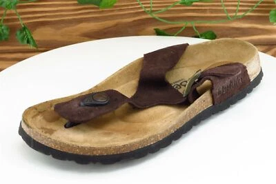 Betula Sz 8 M Brown Thong Leather Women Sandals - Image 1 of 4