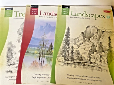 3 Walter Foster How-to Art Books – Paint & Draw Landscapes Trees (2010–2011) - Image 1 of 4