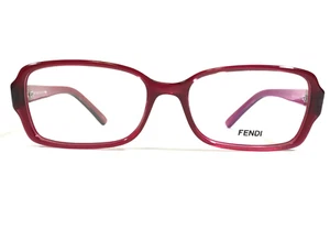 Fendi Eyeglasses Frames F962 628 Strawberry Red Pink Rectangular 52-16-135