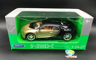 Welly Bugatti Chiron, automodello in scala (1:24 - 1:27), vintage (1580) - Immagine 1 di 4