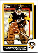 1986-87 Topps #152 Roberto Romano  RC Rookie Penguins V50190
