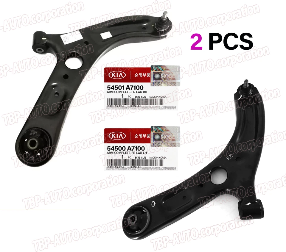 GENUINE ® Lower Control Arm Front LEFT & RIGHT SET For 2014~2018 KIA Forte - Image 1 of 1