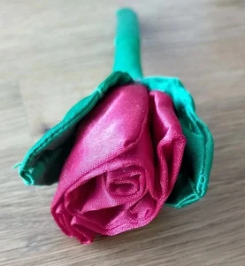 Fabric Red Rose - Picture 1 of 5