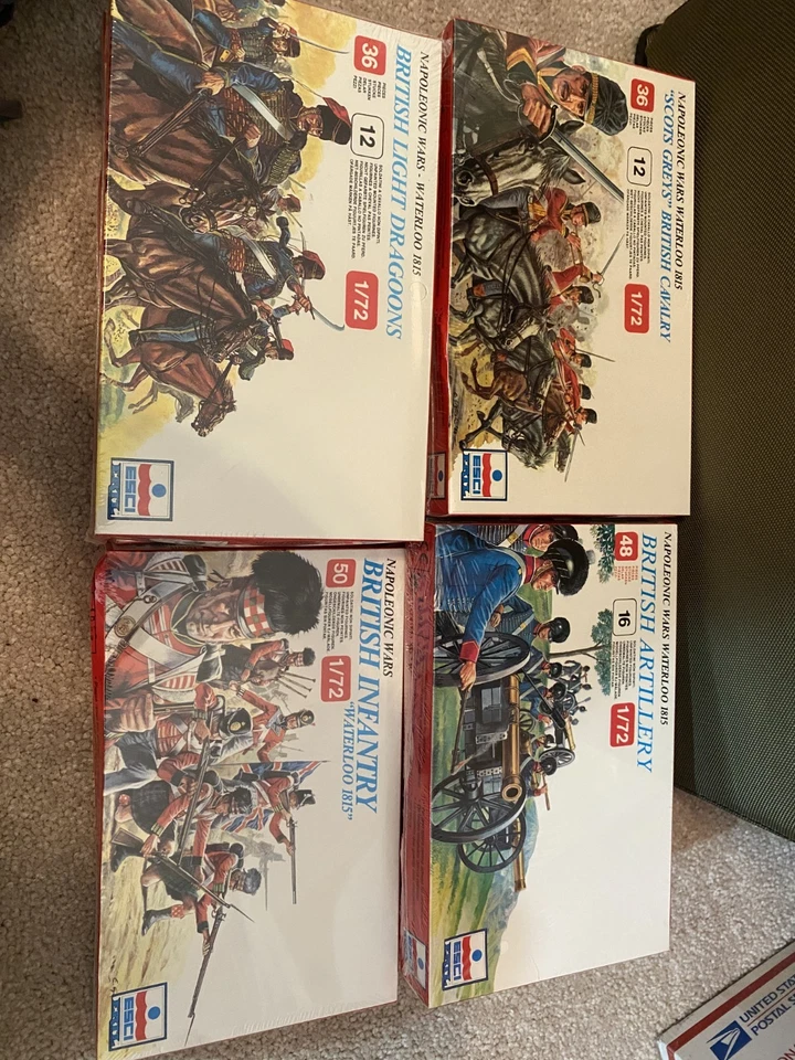 ESCI BRITISH NAPOLEONIC WATERLOO Lote de 7 cajas Foto 1 de 1