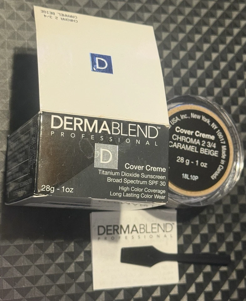 Dermablend профессиональный чехол крем SPF 30 - 1 унц - карамельный бежевый - новый - Изображение 1 из 1