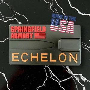 Springfield Armory Echelon Pistol Display Stand with Mag Holder Black Bronze - Picture 1 of 4