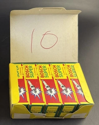 NOS Box of 10 PCS Bosch Super Spark Plugs W7CC 7598 176-9001 Cu-electrode VF7 - Image 1 of 4