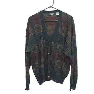Italian Sweater Co. Vintage Knit Cardigan Retro Indie Statement Grandpa XL - Picture 1 of 7