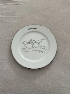 Tomi Ungerer, kl. Kunst ,Sammelteller, Porzellan, limitierte Auflage 15,5 cm - Bild 1 von 2