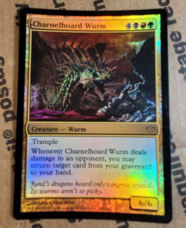 MTG - Charnelhoard Wurm * FOIL * Conflux - Magic the Gathering 2009 - Image 1 of 2