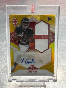 Kyle Pitts 2021 Phoenix RPS Dual Rookie Jersey Auto/35 Card RC (QUC025727) - Picture 1 of 2