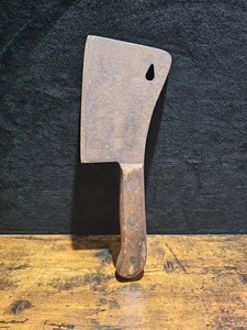 Vintage Briddell No. 860 Meat Cleaver Butcher's Knife 6" Blade - Picture 1 of 8