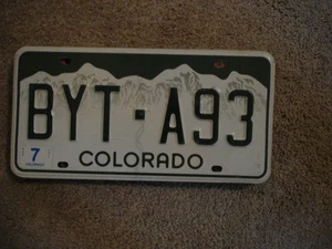 COLORADO ROCKIES    *   LICENSE PLATE BUY ALL STATES HERE FREE SHIPPING - Picture 1 of 1