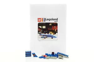 LEGO Legoland Airport Set 657 Executive Jet 100% completo vintage raro 1974 - Foto 1 di 4