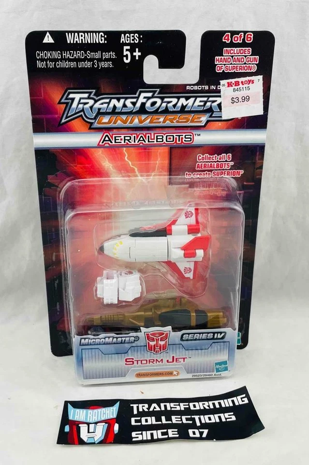 Transformers Universe Micro Aerialbots Storm Jet MOSC Foto 1 de 1