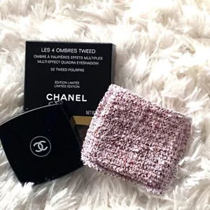 Chanel Les 4 Ombres Tweed 2g / 0.07oz 02-Tweed Pourpre Limited Edition Japan - Picture 1 of 5