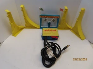 Vintage Matchbox Superfast toy lot Finish Gate Loop track brace 1600 transformer - Picture 1 of 12