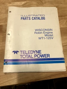 WISCONSIN GAS ENGINE SERVICE PARTS LIST MANUAL WT1 125V - Picture 1 of 1