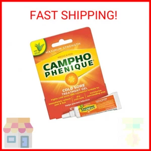 Campho Phenique Cold Sore and Fever Blister Treatment for Lips, Maximum Strength - Picture 1 of 1
