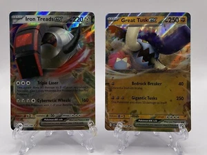 Pokémon TCG Iron Treads EX Great Tusk 143/198 Scarlet & Violet - NM/Mint - Picture 1 of 2