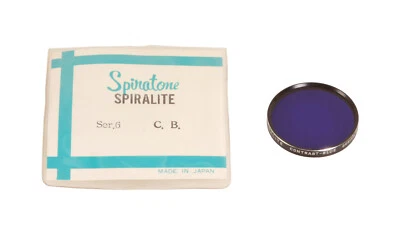 Spiratone Series 6 Spiralite Contrast-Blue Lens Filter - Image 1 of 2