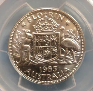 Australia 1963 Florin.. Proof.. PCGS PR65 - Picture 1 of 5
