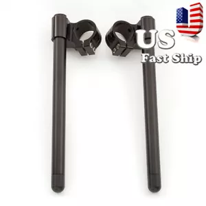 For HONDA CBR600RR (05>) 2005+ CNC Riser 48mm Clip-Ons Handlebar Handle Bar Fork - Picture 1 of 12