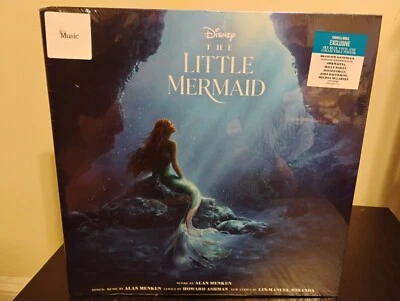 Sealed: THE LITTLE MERMAID (Live Action) Soundtrack, Walmart Excl. Ocean Blue Vi - Image 1 of 4