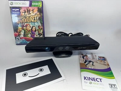 Microsoft Xbox 360 Kinect Sensor Bar Model 1414 w/Adventures Game FREE SHIPPING - Image 1 of 4