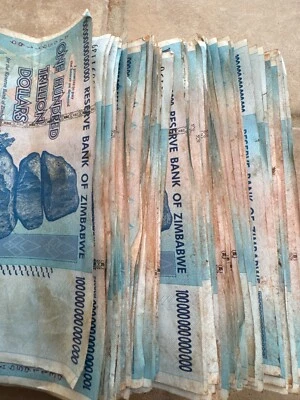 LOT OF 5 🇿🇼 ZIMBABWE 100 TRILLION DOLLAR AA2008 🔥 PRE ORDER SHIPS 08/15/25 - Image 1 of 4