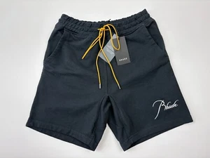 Herren Rhude Frottee Sweat Shorts schwarz Größe S - Bild 1 von 6