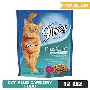 9Lives Cat Plus Care Dry Food 12oz #13291, 12 Ounce (Pack of 1), Multicolored