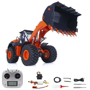 1/14 JDM-198 RC Hydraulic PNP Loader ZW370 W/ Servo ESC Motor Light I6S Radio - Picture 1 of 12