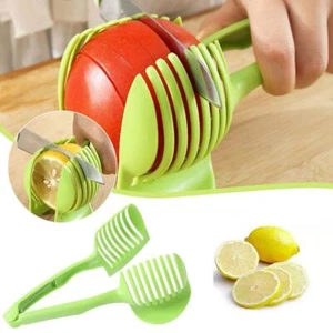 Tomato Slicer Fashion Fruit Tomato Clip Holder Slicer Vegetable Lemon V4K4 - Picture 1 of 12
