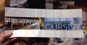 2 x CURSIVE Storms Of Early Summer Blinding Stars PROMO POSTER 9x22 - Picture 1 of 2