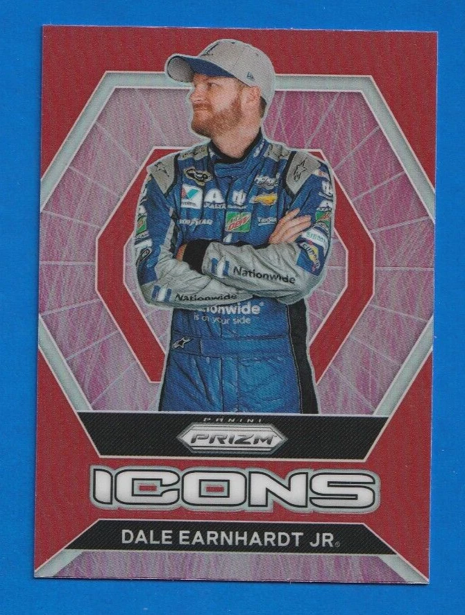 2022 Panini Prizm Racing Nascar DALE EARNHARDT JR. ICONS RED PRIZM #84 - Image 1 of 1