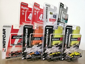 8PC Greenlight Indycar 1/64 LOT - Wickens, Pagenaud, Bourdais, etc.
