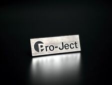 Silver logo Pro-Ject  50 x 17 mm