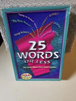 25 Words Or Less Game 1997 Winning Moves  Pre-owned Rare  - Image 1 of 4