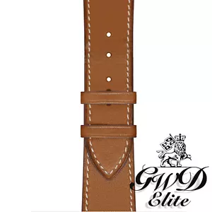 Hermes Apple Watch Single Tour Fauve 41mm Band Leather Replacement Repair Part - Picture 1 of 3