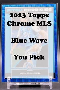 2023 Topps Chrome MLS Blue Wave /199 - You Pick - Picture 1 of 49