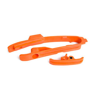 NiceCNC Chain Slider Guard Kit for KTM 125 150 250 350 450 SX SX-F SMR XC Orange