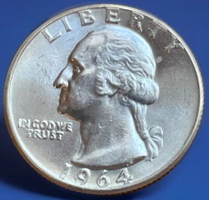 Cuarto Washington 1964. Sin circular. 90% plata. WQ-054 - Imagen 1 de 2