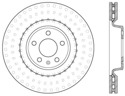 StopTech para Power Slot 12 Audi A6 Quattro/11-12 A7 Quattro / 7/11-13 S4 Delantero Foto 1 de 4