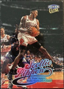 1998-99 Fleer Ultra Scottie Pippen #100 Chicago Bulls Card! A1 - Bild 1 von 2