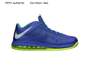 Size 12 - Nike Air Max LeBron 10 Low Sprite 2013 DS Brand New With Original Box - Picture 1 of 3