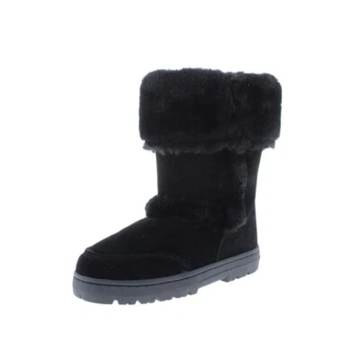 Botas Style & Co. para mujer 5 M negras ingeniosas forradas de piel sintética a media pantorrilla nuevas en caja IF6 Foto 1 de 4